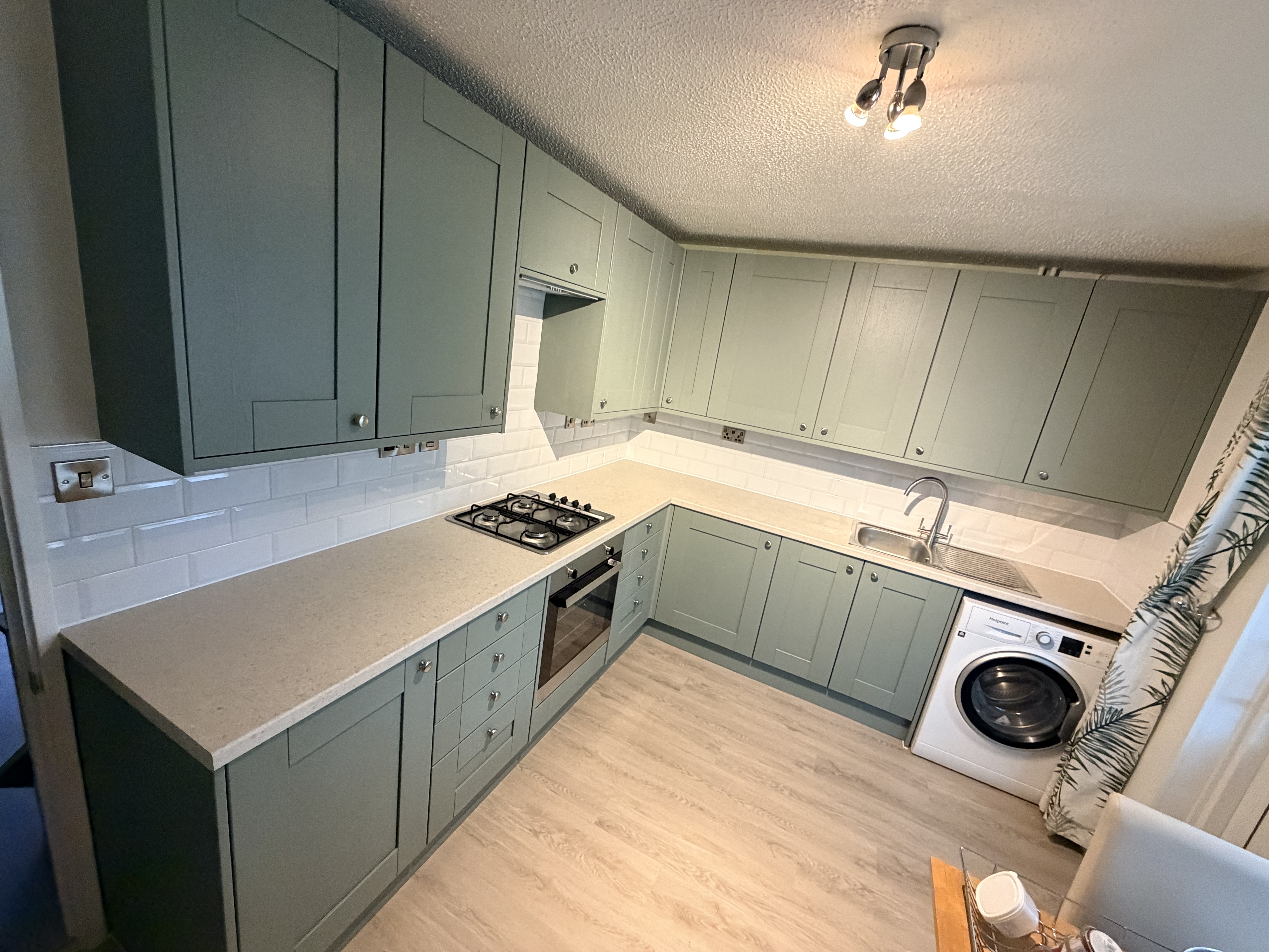 Contemporary Sage Green Kitchen
